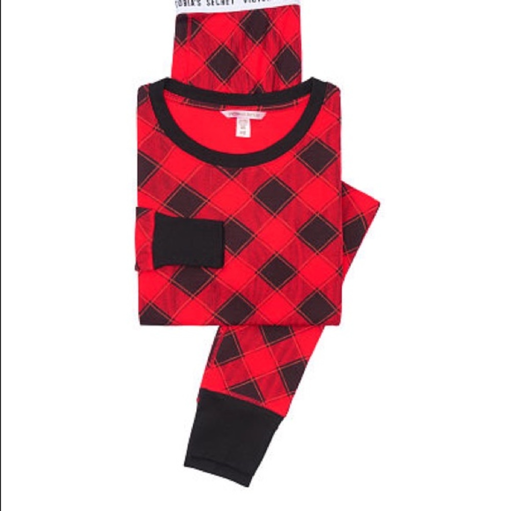 Victoria’s Secret Buffalo Plaid Pajamas M